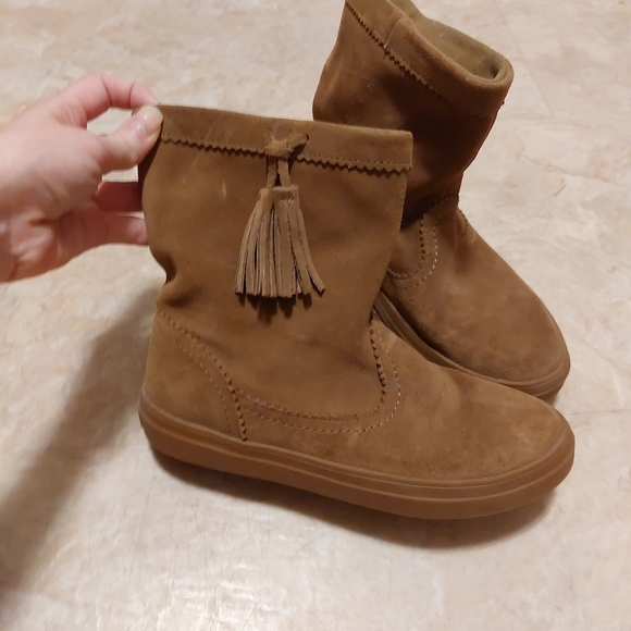 Crocs LodgePoint suede pull on boots size 6W - Picture 9 of 9
